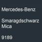 Preview: Mercedes-Benz, Smaragdschwarz Mica, 9189.